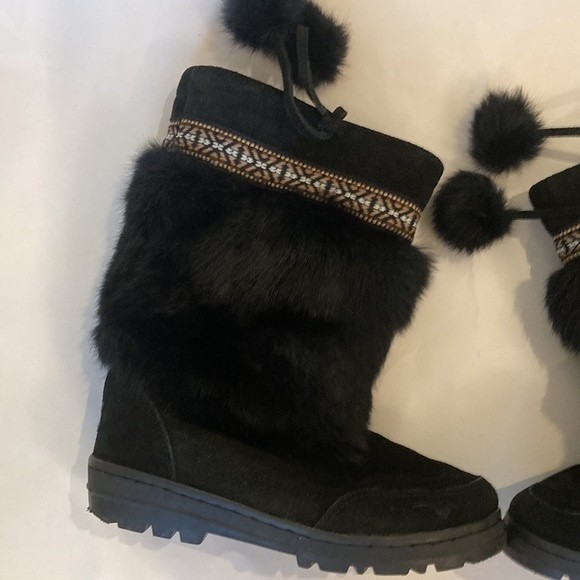 Minnetonka faux fur boots size 7 - Picture 8 of 12
